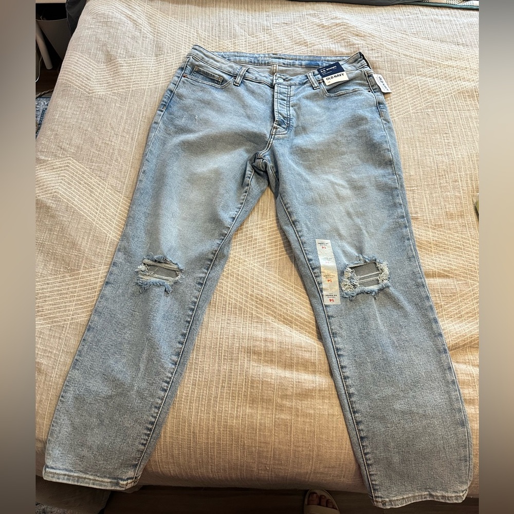 Old navy straight jeans extra stretch size 14